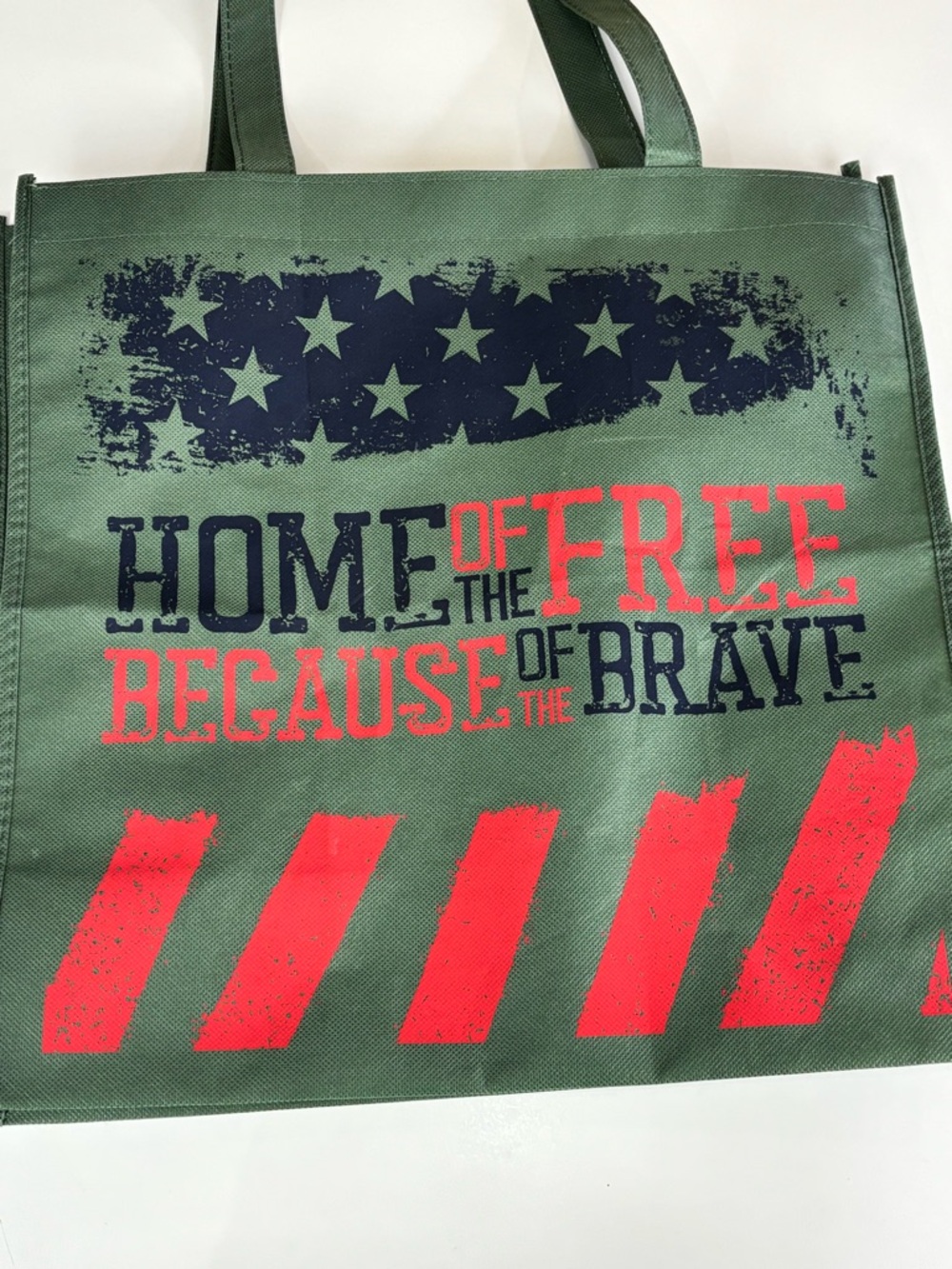 Tunnel To Towers Foundation Home Of The Free Because Of The Brave Reusable Bag - Picture 6 of 7